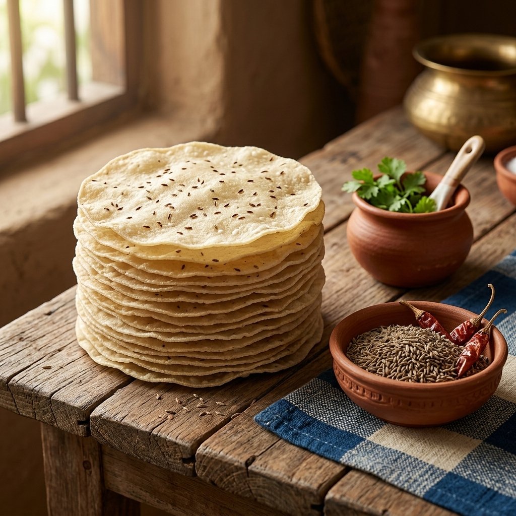 Plain Sindhi Khichiya - Traditional Rice Flour Snack